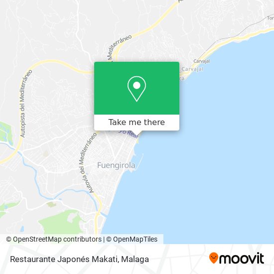 Restaurante Japonés Makati map
