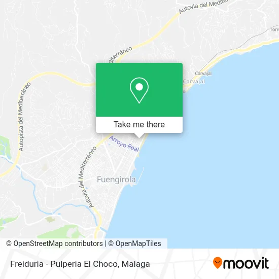 Freiduria - Pulperia El Choco map