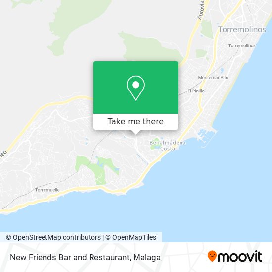 New Friends Bar and Restaurant map
