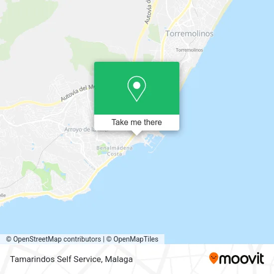 Tamarindos Self Service map