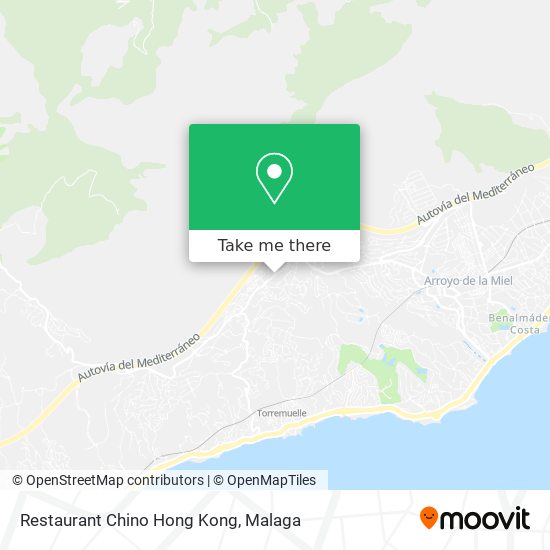 mapa Restaurant Chino Hong Kong