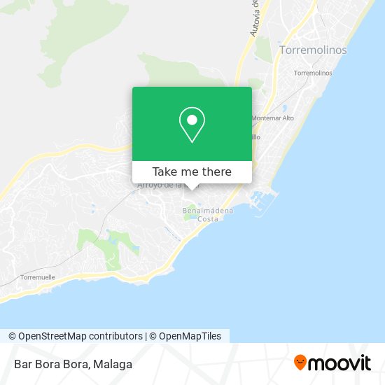 Bar Bora Bora map