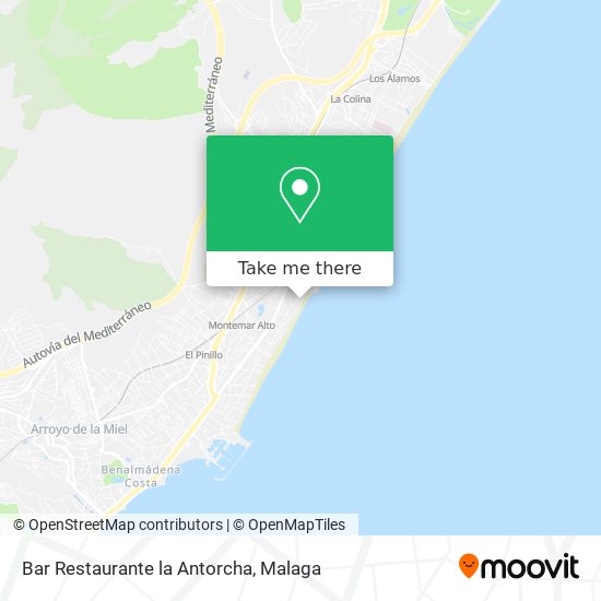 Bar Restaurante la Antorcha map