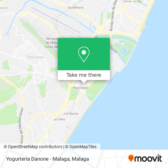 Yogurteria Danone - Malaga map