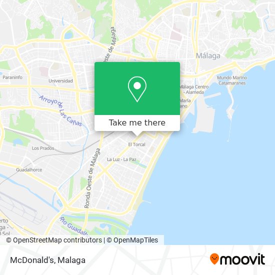 McDonald's map