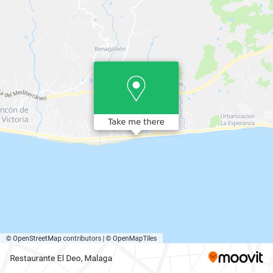Restaurante El Deo map