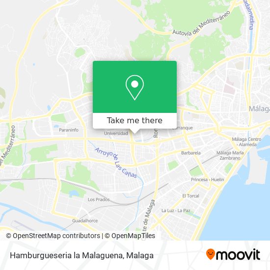 Hamburgueseria la Malaguena map