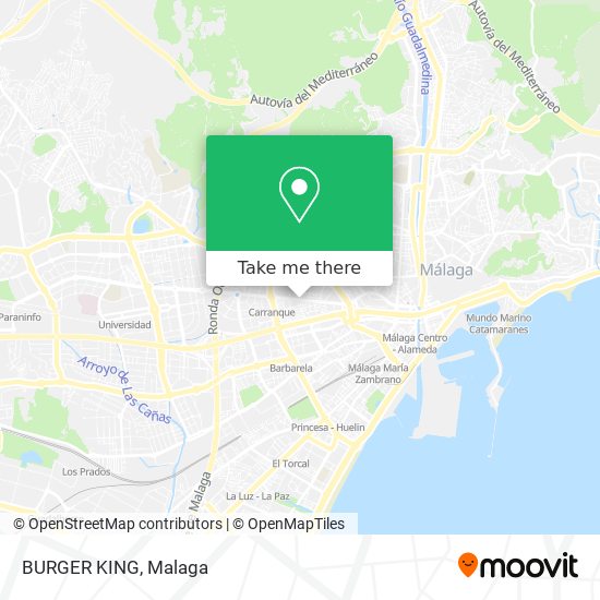 BURGER KING map