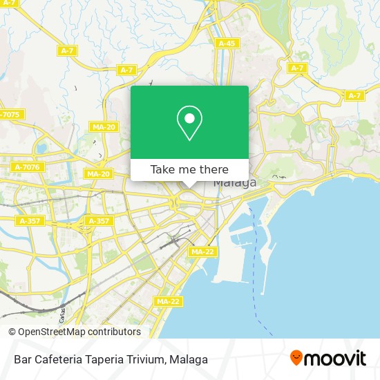 Bar Cafeteria Taperia Trivium map