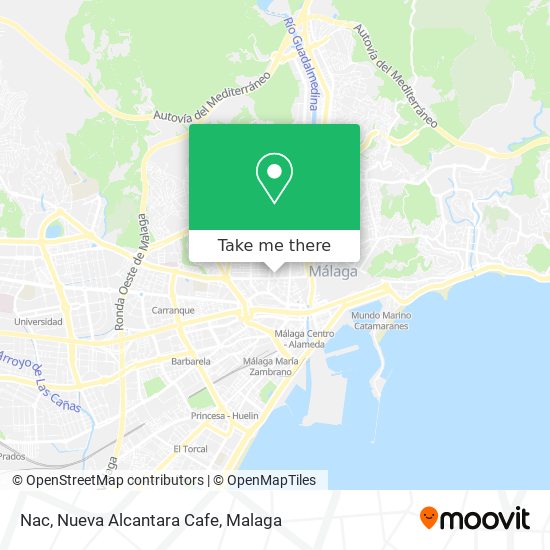 Nac, Nueva Alcantara Cafe map