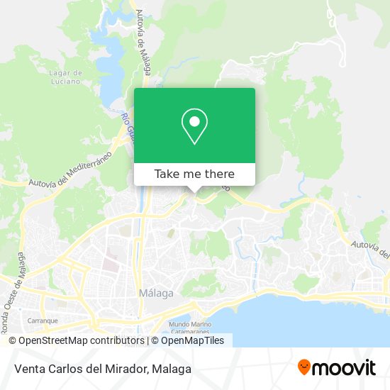 Venta Carlos del Mirador map