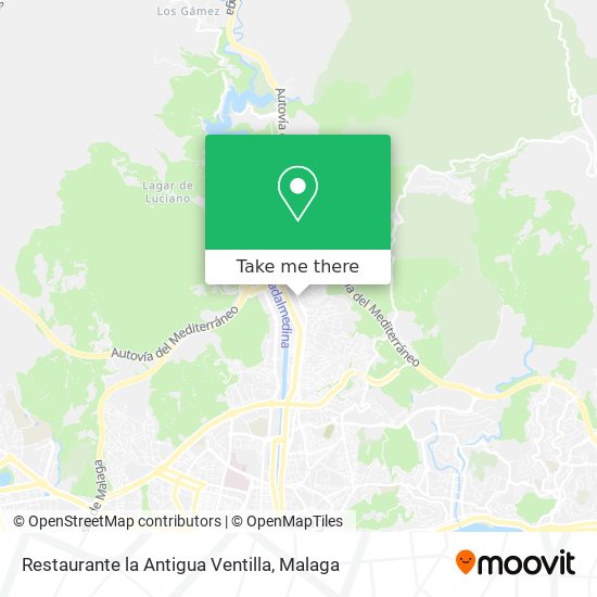 Restaurante la Antigua Ventilla map