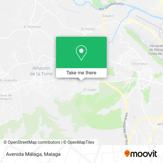 Avenida Málaga map