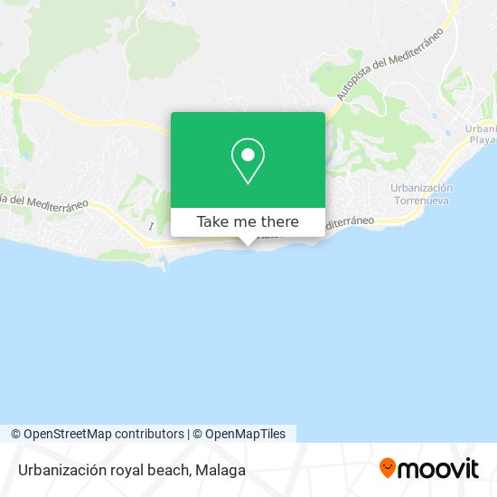 Urbanización royal beach map