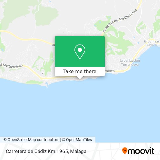 Carretera de Cádiz Km.1965 map
