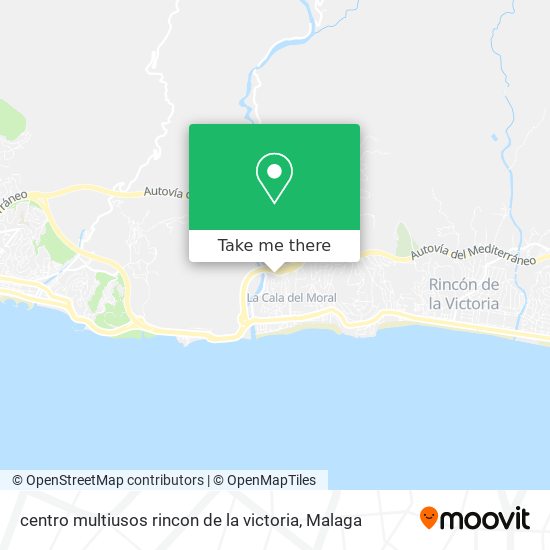centro multiusos rincon de la victoria map