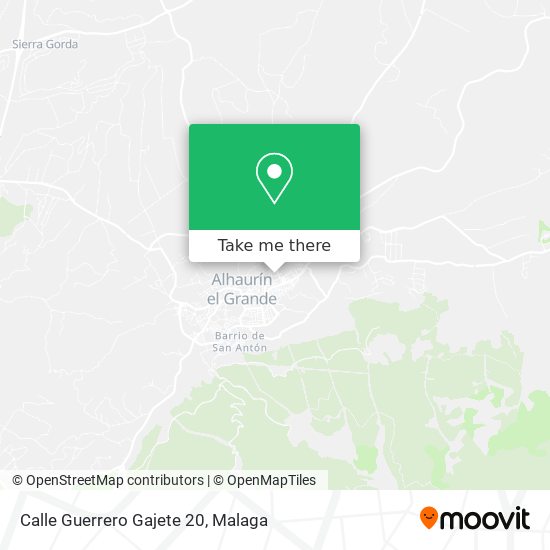 Calle Guerrero Gajete 20 map