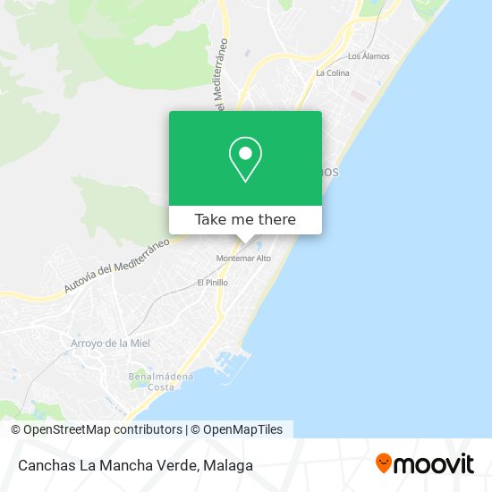 Canchas La Mancha Verde map