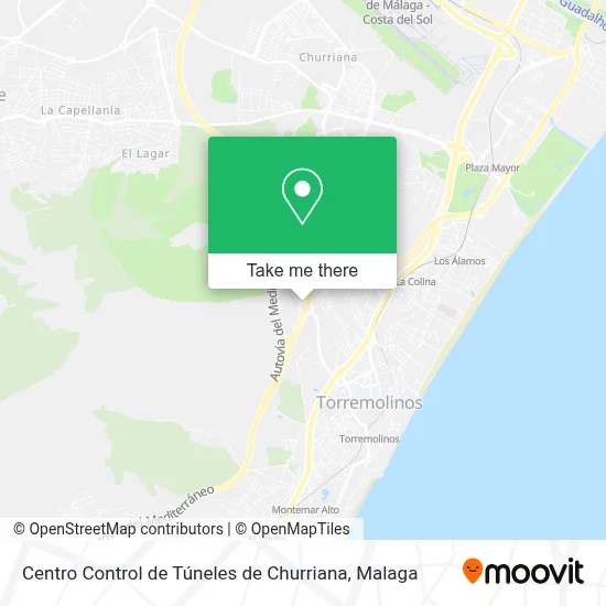 Centro Control de Túneles de Churriana map