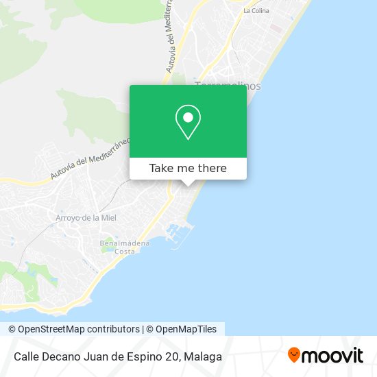 Calle Decano Juan de Espino 20 map