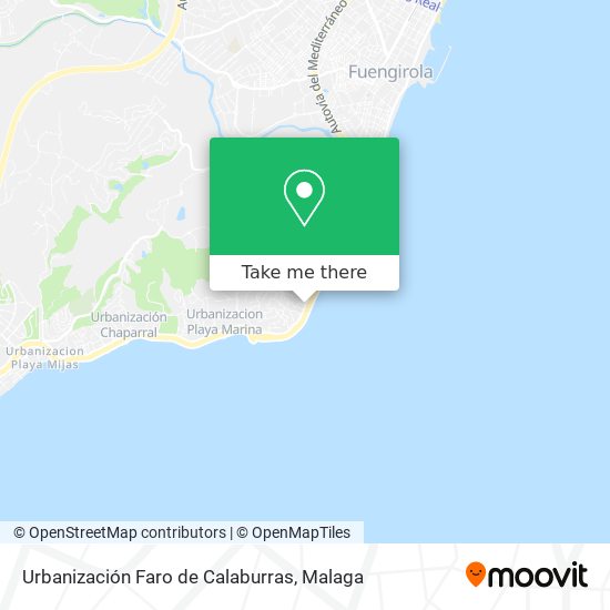 mapa Urbanización Faro de Calaburras