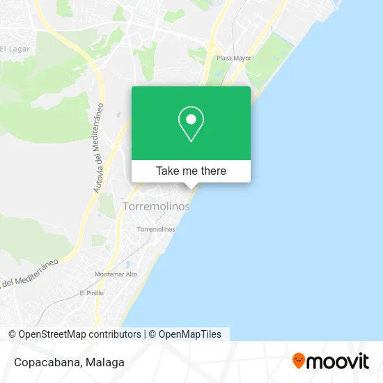Copacabana map
