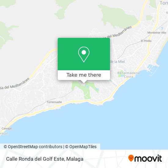 Calle Ronda del Golf Este map