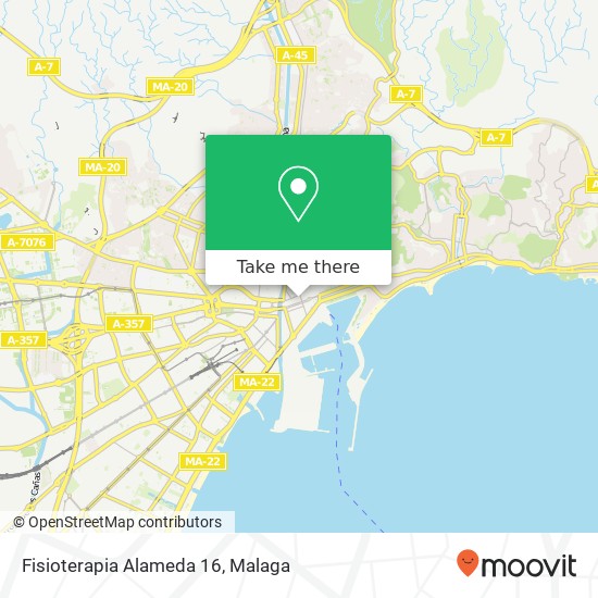 Fisioterapia Alameda 16 map