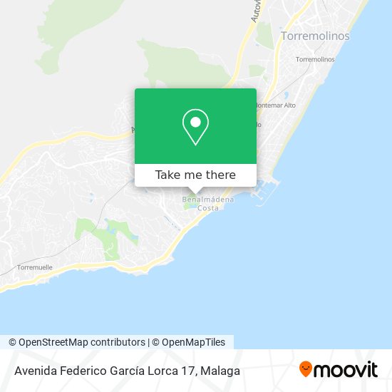 Avenida Federico García Lorca 17 map