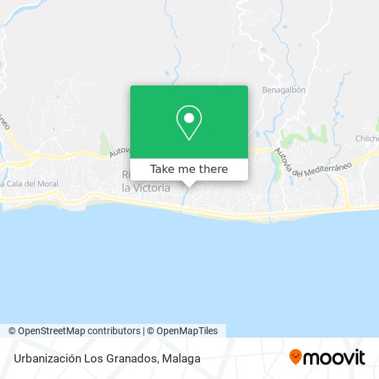 Urbanización Los Granados map