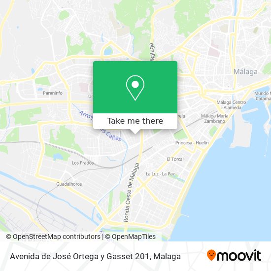 Avenida de José Ortega y Gasset 201 map
