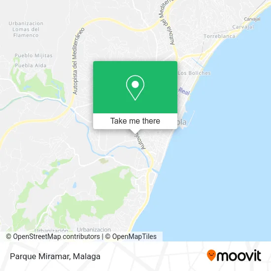 Parque Miramar map