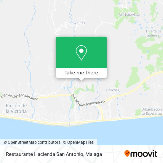 Restaurante Hacienda San Antonio map