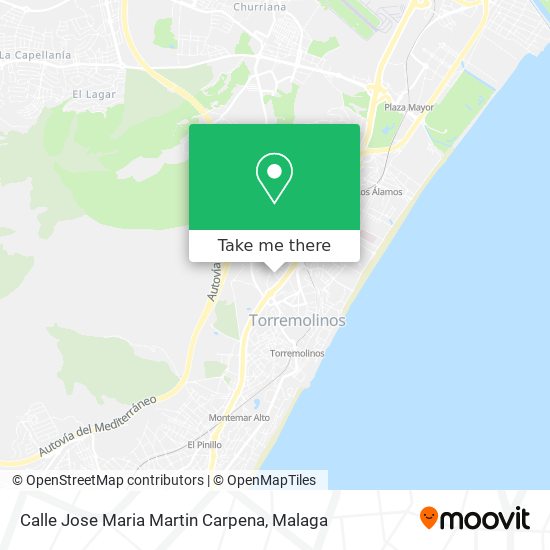 Calle Jose Maria Martin Carpena map