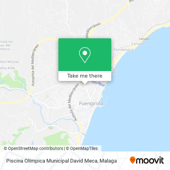 Piscina Olímpica Municipal David Meca map