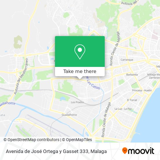 Avenida de José Ortega y Gasset 333 map
