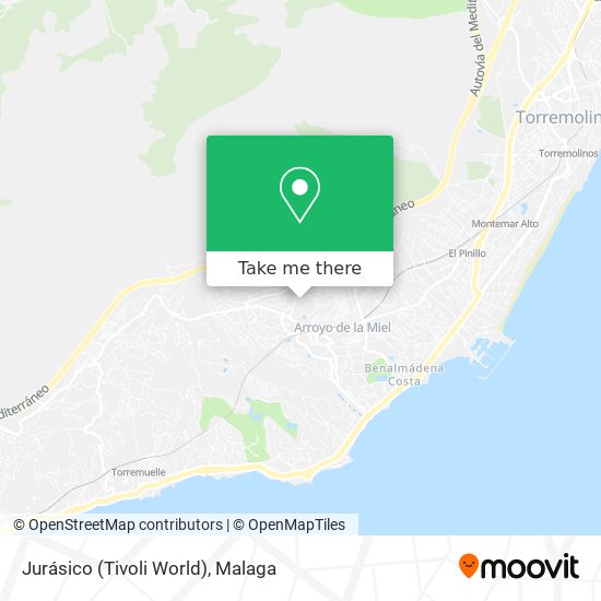 Jurásico (Tivoli World) map
