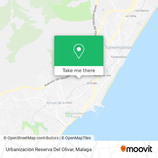 Urbanización Reserva Del Olivar map