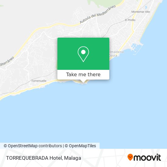 TORREQUEBRADA Hotel map