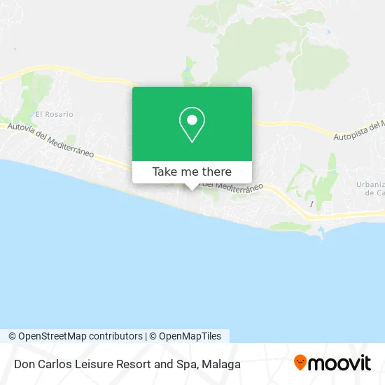 mapa Don Carlos Leisure Resort and Spa