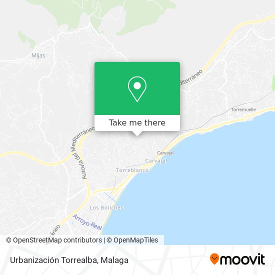 Urbanización Torrealba map