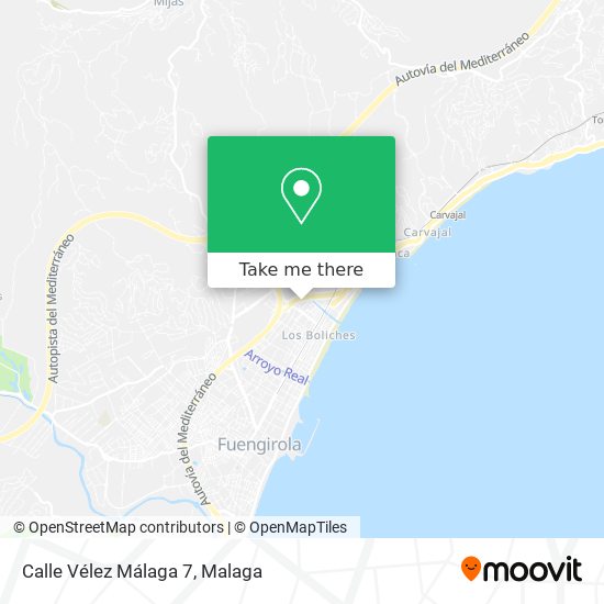 Calle Vélez Málaga 7 map