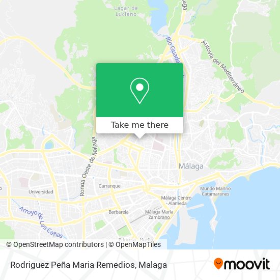 Rodriguez Peña Maria Remedios map