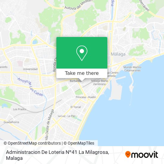 Administracion De Loteria Nº41 La Milagrosa map