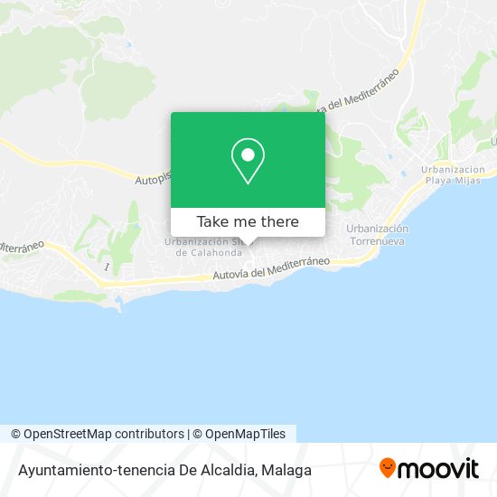 Ayuntamiento-tenencia De Alcaldia map