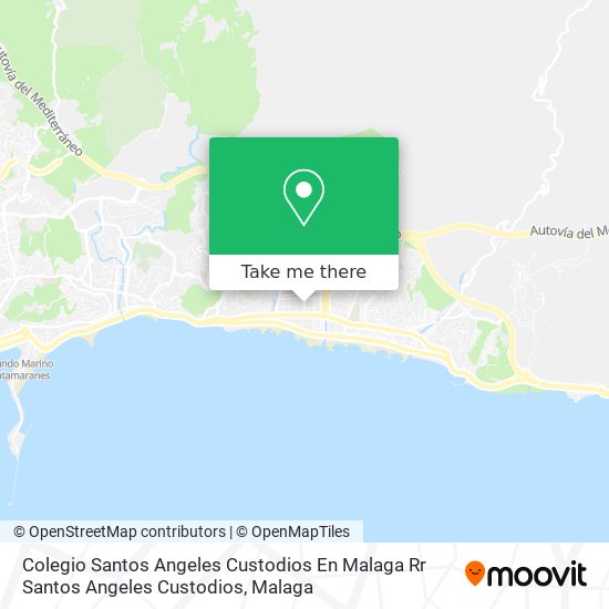 Colegio Santos Angeles Custodios En Malaga Rr Santos Angeles Custodios map