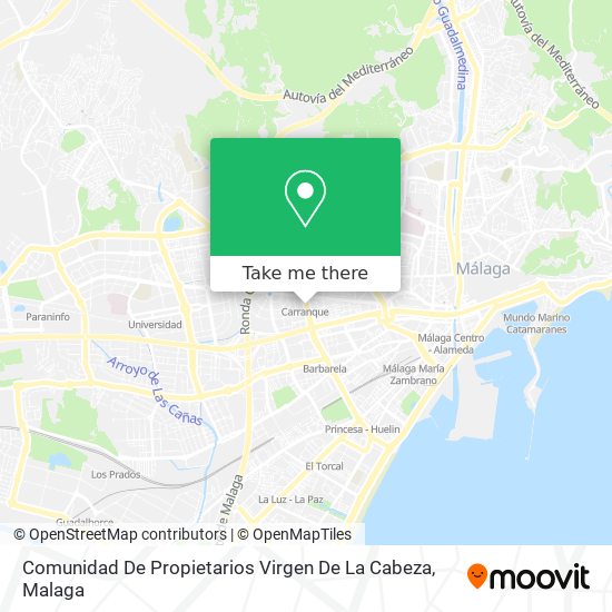 Comunidad De Propietarios Virgen De La Cabeza map