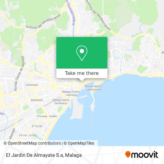 El Jardin De Almayate S.a map