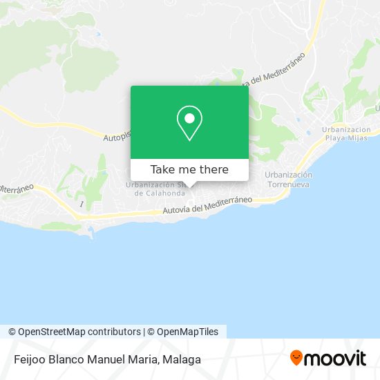 Feijoo Blanco Manuel Maria map