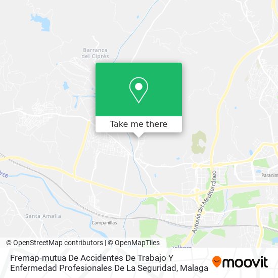 Fremap-mutua De Accidentes De Trabajo Y Enfermedad Profesionales De La Seguridad map